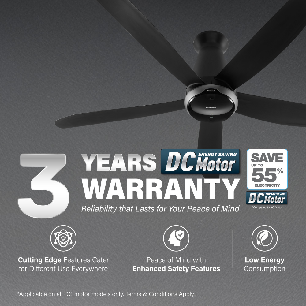 3 Year Warranty DC Motor - Mobile Banner