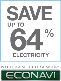 ECONAVI, Save Up To 64%* Electricity