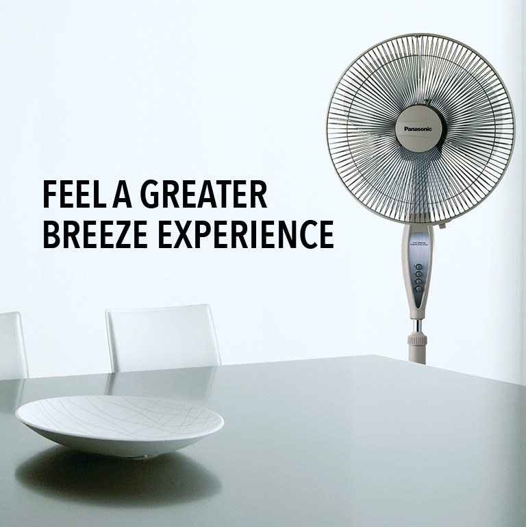 Panasonic General Fans are portable and convenient to use. With easy assembly and maintenance, durable motors and one-touch oscillation angles.